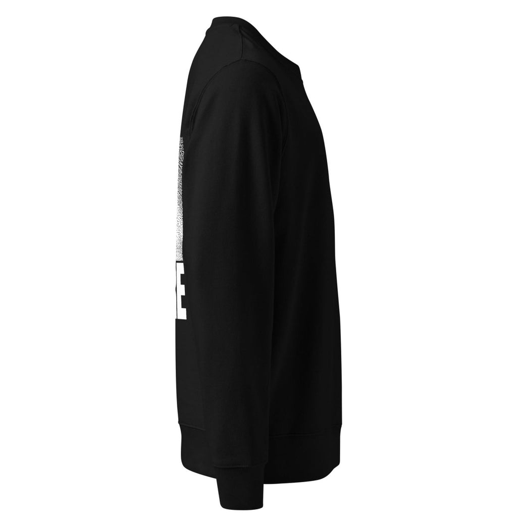 Black Unisex eco Sweatshirt Back Print "INSPIRE" - Elsewhere Co