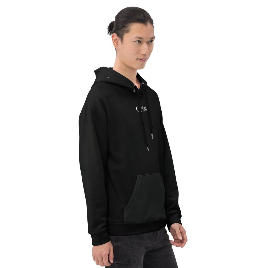 Elsewhere Co Black Hoodie Cosmos Full Print - Elsewhere Co