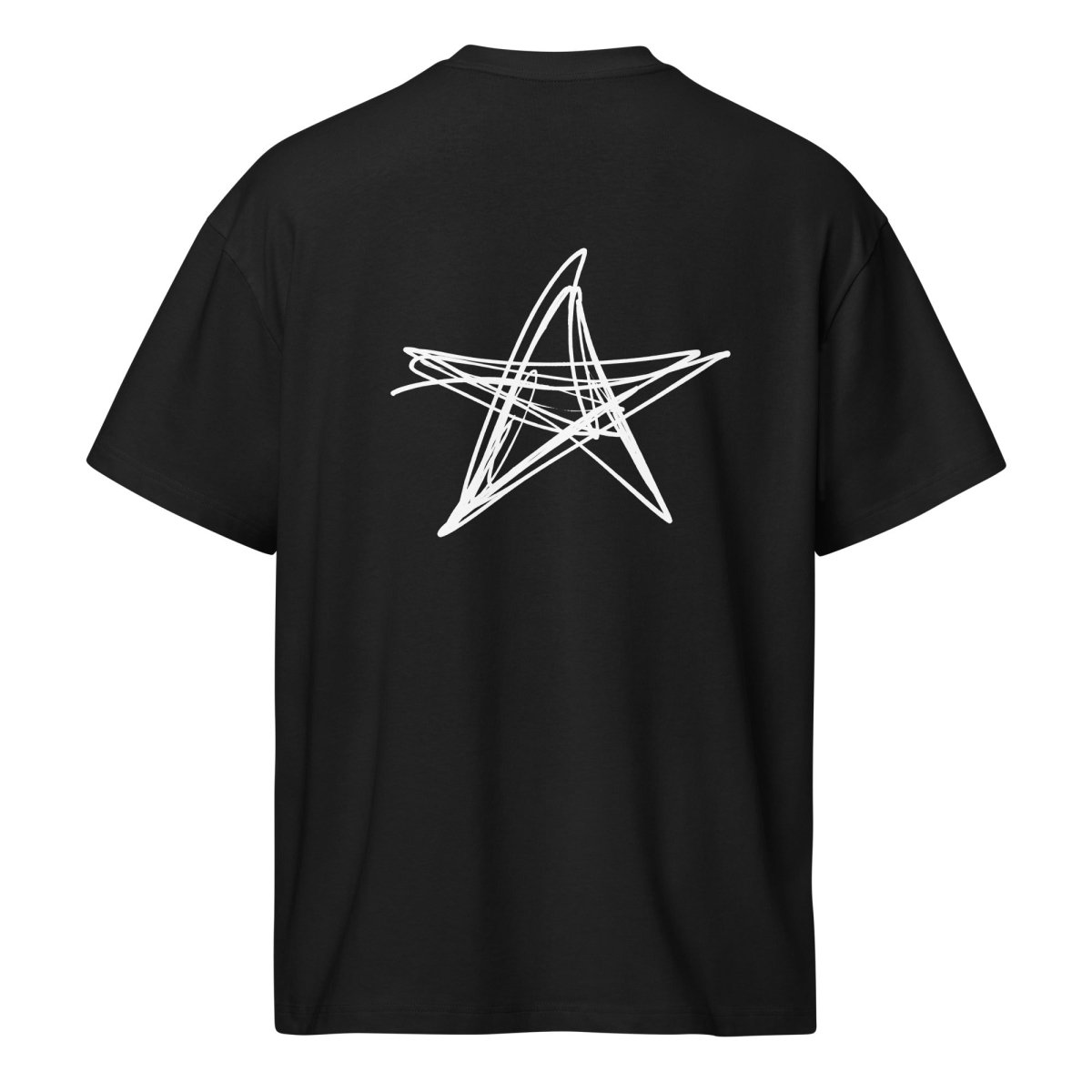 Elsewhere Co Full Black Box Tee Star Print - Elsewhere Co