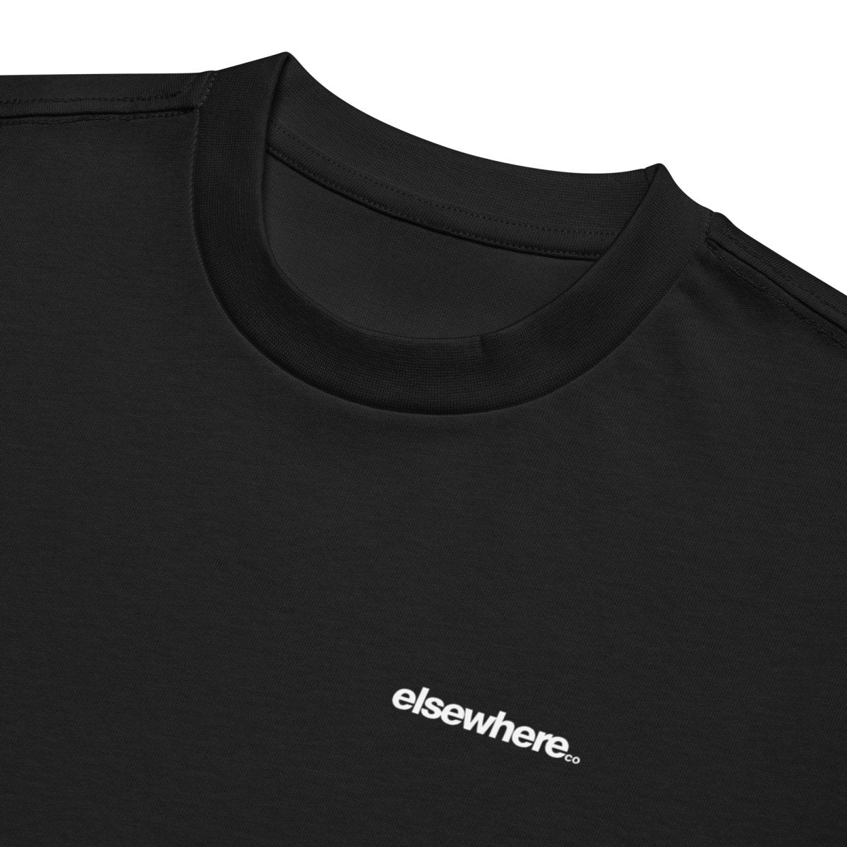 Elsewhere Co Full Black Box Tee Star Print - Elsewhere Co