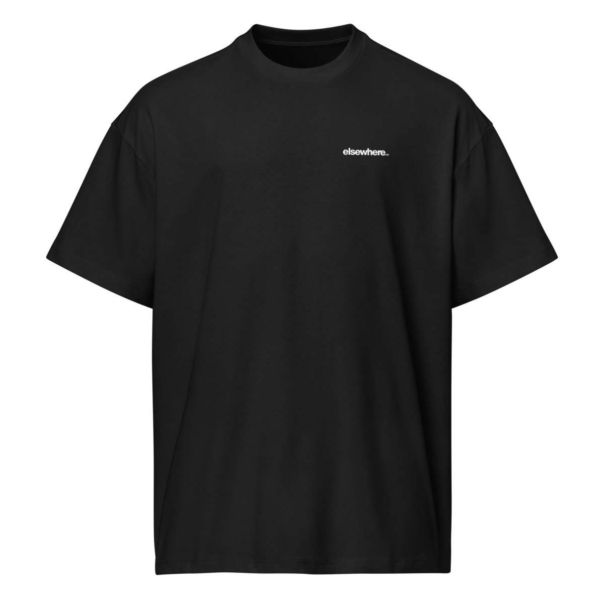Elsewhere Co Full Black Box Tee Star Print - Elsewhere Co