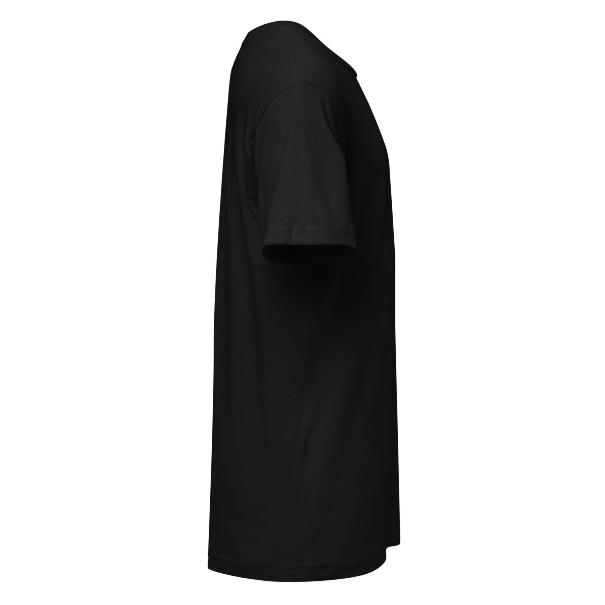 Unisex fine jersey tee Full Black Back Print - Elsewhere Co