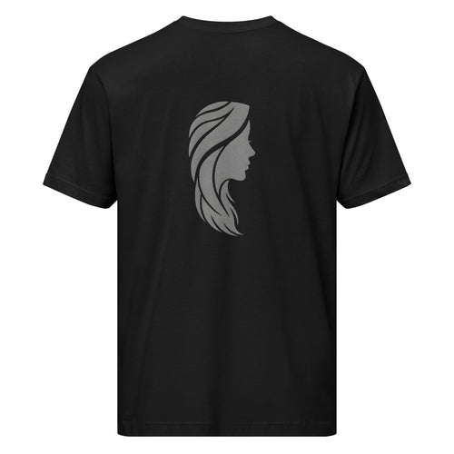 Unisex fine jersey tee Full Black Back Print - Elsewhere Co